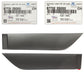 GENUINE Rear Door Side Moldings LH & RH for 10-15 Hyundai Tucson 877322S000