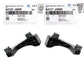 GENUINE Headlight Support Bracket 2PCS for 19-21 Hyundai Veloster N 64127J3000