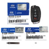 GENUINE Flip Keyless Entry Remote FOB for 15-17 Hyundai Sonata OEM 95430C1010