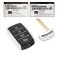GENUINE FOB Smart Key & Insert Key for 2017-2022 GENESIS G90 95440D2000NNB