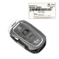 GENUINE FOB Keyless Entry Remote & Uncut Key for 20-21 Kona / EV 95440J9001