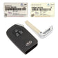 OEM FOB Smart Keyless Remote & Blank Key 7 Buttons for 2022 2023 Kia Carnival