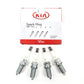 OEM Spark Plug 4PCS for 2015-2021 Kia Forte Forte5 Koup Optima Soul 1.6L Turbo