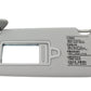 GENUINE Sun Visor Gray LEFT & RIGHT for 2006-2010 Hyundai Accent Verna OEM