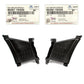 OEM Front Bumper Air Curtains LEFT & RIGHT for 16-17 Kia Rio Sedan 865681W500