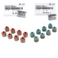 GENUINE Intake & Exhaust Valve Stem Seals 16PCS for 10-20 Hyundai Kia 1.4L 1.6L