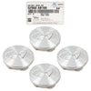 GENUINE 4 Aluminum Wheel Center Caps 15" for 21-23 Hyundai Elantra 52960AB100