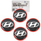 GENUINE Wheel Center Caps 18" 4PCS for 2019-2021 Hyundai Veloster 52960J3000