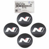 GENUINE Aluminum Wheel Center Caps for 21-23 Elantra Sonata N-Line 52960L0100