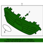 GENUINE Radiator Grille w/ Smart Cruise for 15-17 Hyundai Sonata 86350C1400
