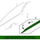 GENUINE Front Rear Door Lower Moldings RIGHT for 20-22 Palisade 87732S8000SPC