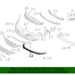 GENUINE Front Bumper Lower Lip Deflector for 21-23 Hyundai Elantra 86591AA000