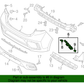 GENUINE Rear Bumper Bracket LEFT DRIVER for 2017-2022 Hyundai IONIQ 86613G2000