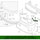 GENUINE Front Bumper Side Bracket RIGHT RH for 2020-2021 Kia Soul 865B4K0000