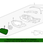 GENUINE Side View Mirror Glass LEFT for 2021-2023 Hyundai Elantra 86311AA000