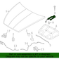 GENUINE OEM Hood Hinge RIGHT PASSENGER Side for 2021 2022 Kia K5 66920L2000
