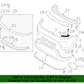 GENUINE Front Bumper Inner Brackets LH & RH for 2020-2022 Kia Soul 86526K0000
